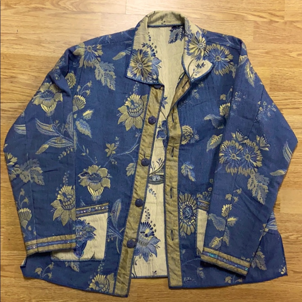 Reversible denim jacket / size m